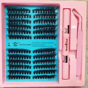 Cross-Border Export DIY Segmented Eyelash Extension Large Capacity Natural Thick and Fluffy Set 30-4100Pc Series