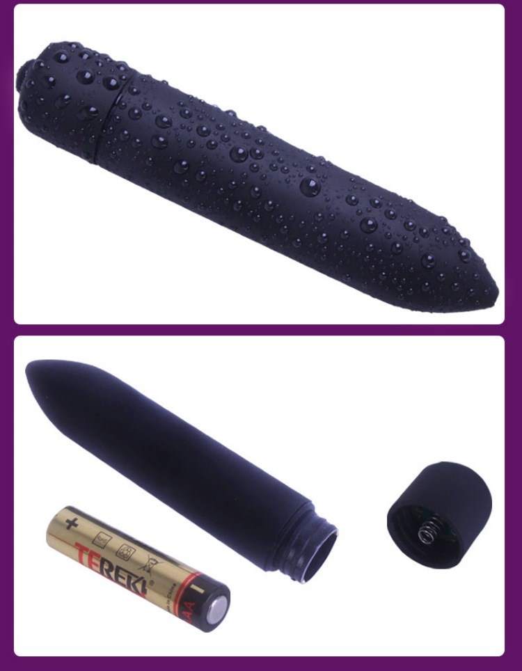 Jiuai Ten-Frequency Bullet Mini Vibrator, Silent ABS Adult Massager, Black — detail image 19