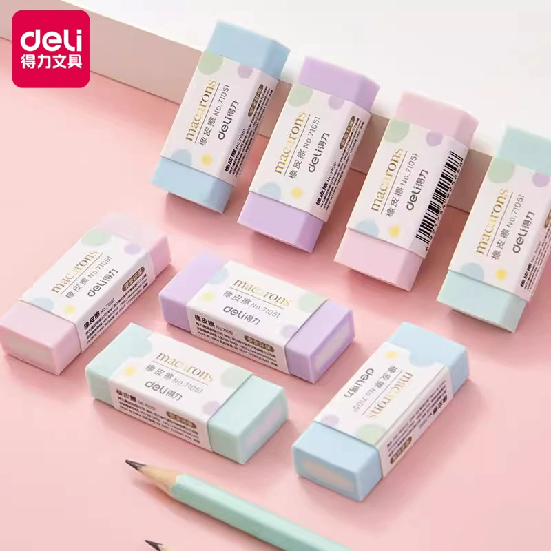 Деликатный 71051 ластик чистый ученик начальной школы канцелярские товары оптом одна коробка учебных инструментов для детей резиновая кожа