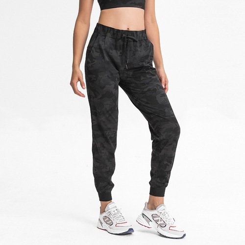 New style nude brushed fashion casual yoga pants women's loose running fitness pants slim fit leggings sports pants