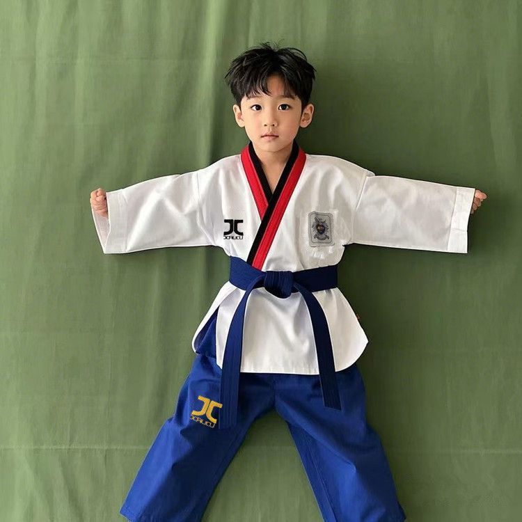 Poomsae Taekwondo Uniforms for Children and Adults Training Coach Uniforms Finished Uniforms