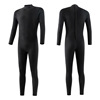 Wetsuit keep warm 3mm Conjoined Snorkeling Swimming Sunscreen jellyfish Surf clothing A diving suit All black