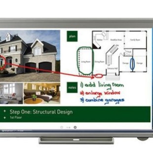 Sharp 80 inch large screen display business TV PN-L802B