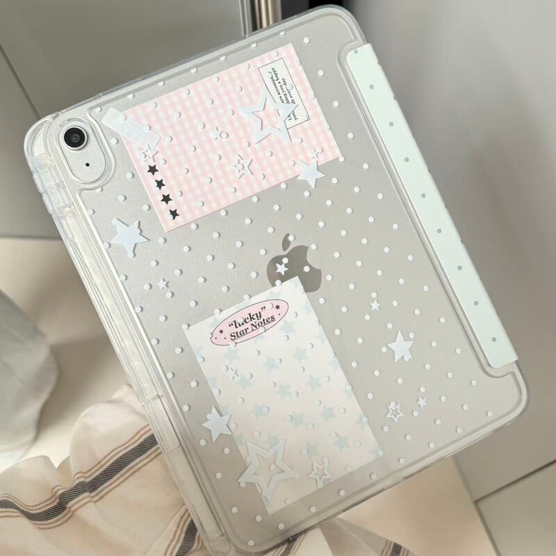 Green Polka Dot Ipad7/8/9 Generation A16 Protective Case Apple Pro 11inch Air6 Tablet Mini7 Protective Case Anti-Fall