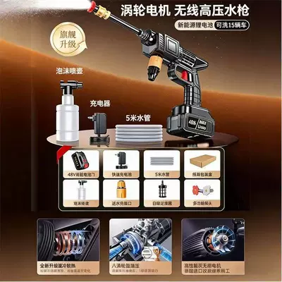 Home Use, Lithium Battery Magic Tool, Portable car washer - 24v-carton