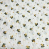 Yellow on white