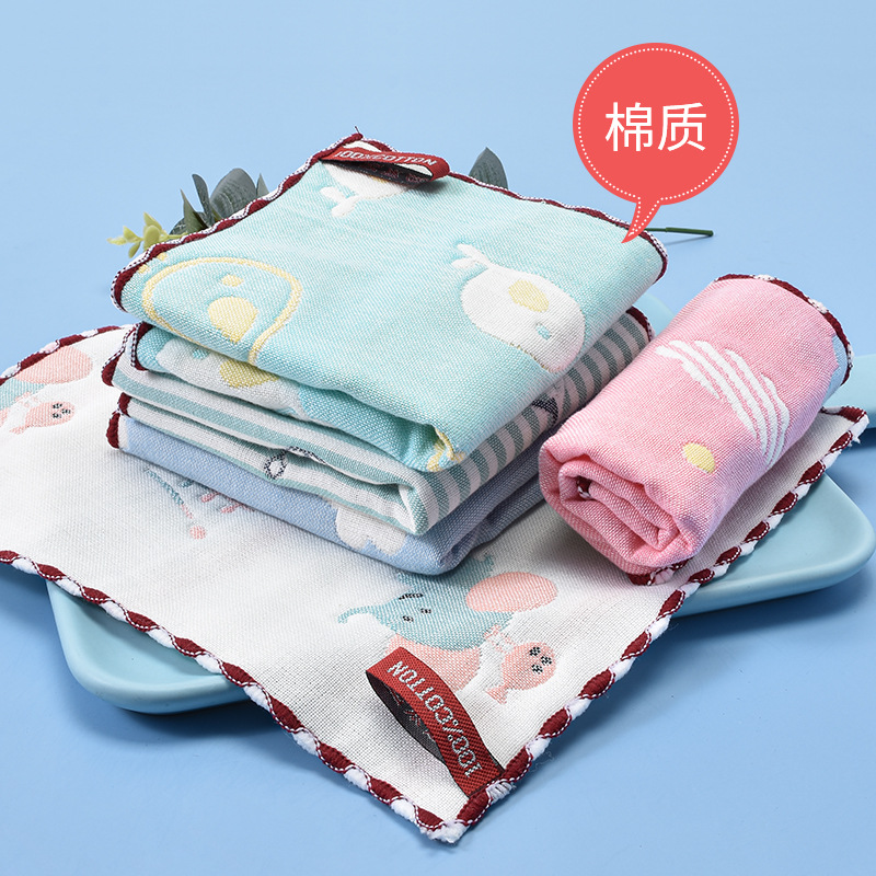 Square towel baby children six-layer gau...