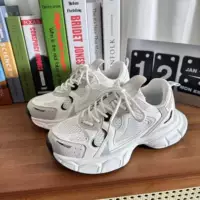 Xu Ling в наличии Torre Shoes Женские новые весенне-осенние дышащие повседневные сетчатые кроссовки на толстой подошве 2023 года, летние белые туфли