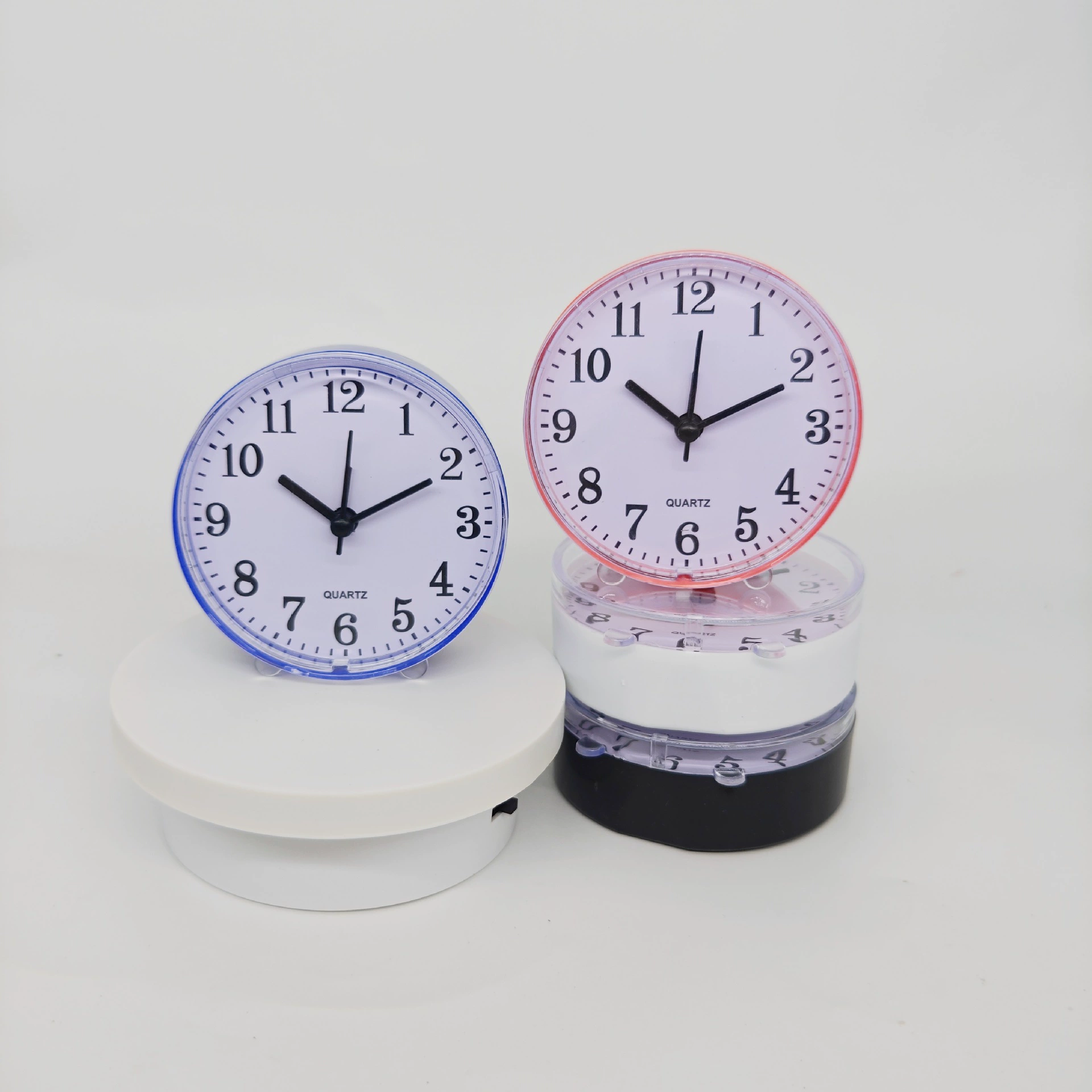 Чистый красный простой хрустальный студенческий будильник, внешнеторговый трансграничный взрывной маленький будильник