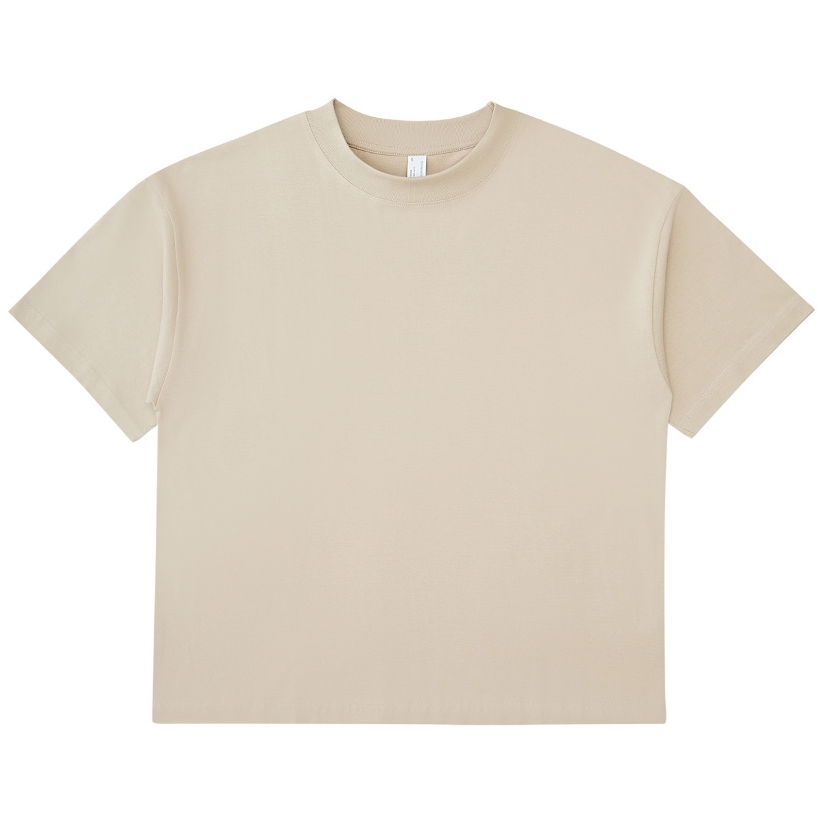 LVLV ropa de Hombre | Hombres de hilo ancho camiseta Niebla manga corta High Street hombres y mujeres pareja tierra color nicho marca de moda americana