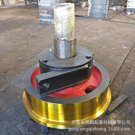 电话15294876656双梁小车行走轮龙门吊轨道轮-单边主动被动天车轮
