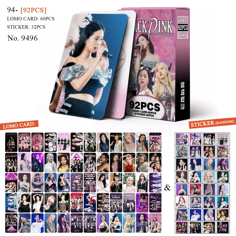 Набор 92 карточки с фото, BTS BPSKTWICE, двусторонние LOMO-карточки, фабричная печать