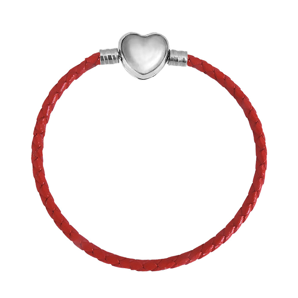 Pu Leather, Titanium Steel Material Casual Simple Style Heart Shape Pu Leather Titanium Steel Women's Bracelets