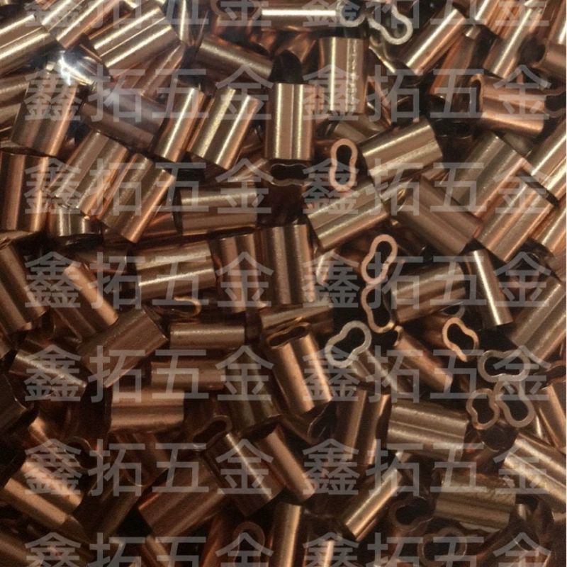 Двухпористый 8-образный медный чехол для медных труб с одним отверстием