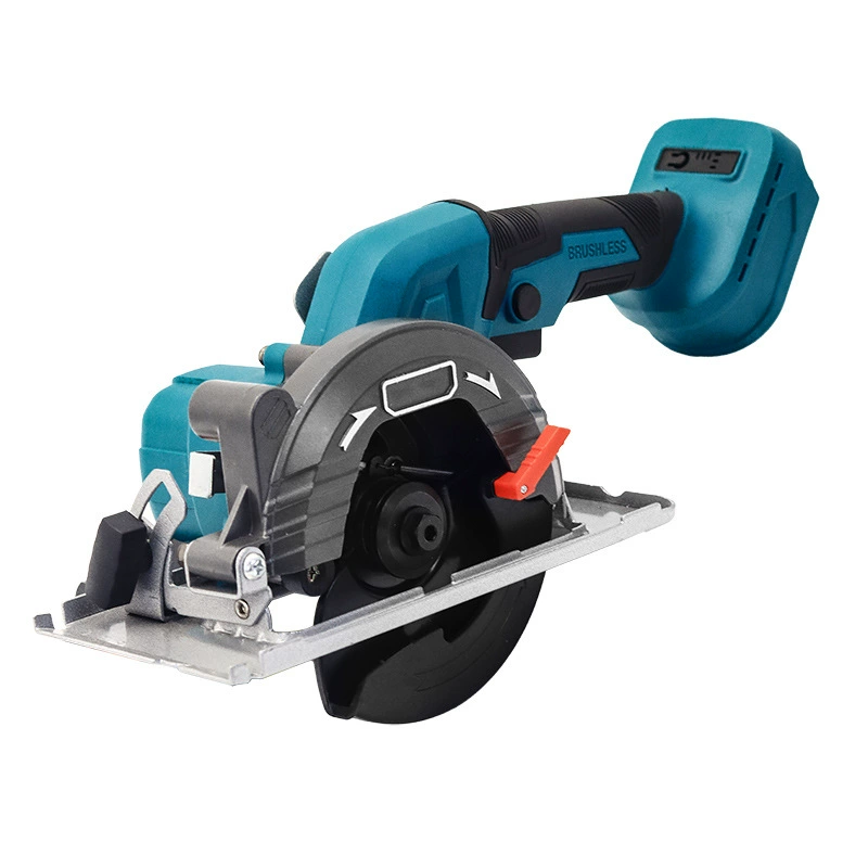 Бесщеточная литиевая аккумуляторная беспроводная деревообрабатывающая электрическая циркулярная пила Бытовая ручная деревообрабатывающая пила Портативная электрическая пила Беспроводная