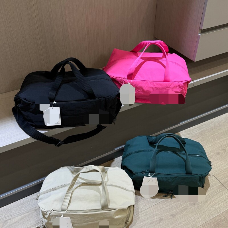 Lu's Bucket-Shaped Luggage Bag 30L Women's Travel Bag Waterproof Nylon Versatile Fitness Bag Large Capacity Outdoor Sports Bag