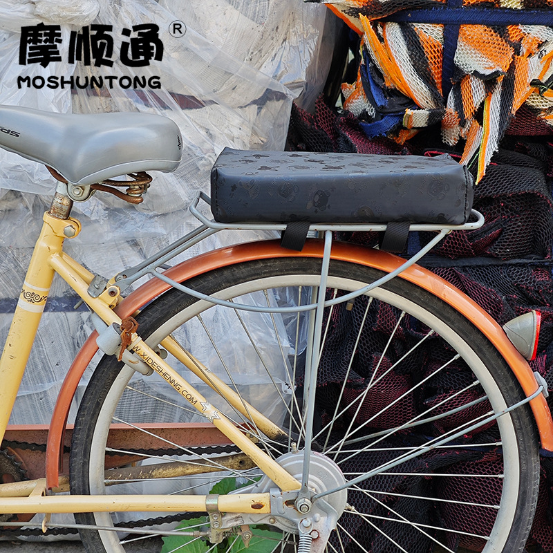Electric Bicycle Rear Seat Increased Cushion Rear Cushion Electric Bicycle Rear Seat Thickened Sedentary Memory Cushion Sunscreen Mat