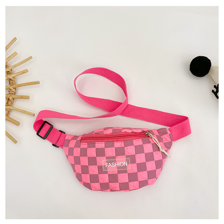 Enfants Petit Toutes Les Saisons Toile Plaid Mode Coquille Fermeture Éclair Sac Banane display picture 20