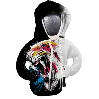 Sürətlər qutusu və əl tormozu başlıqları, cover hoodie, protects the gear - white-tiger-guard-gear-shift-cover