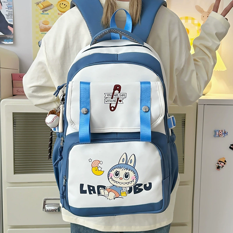 Fashionable school bag, capacious high quality backpack for leisure