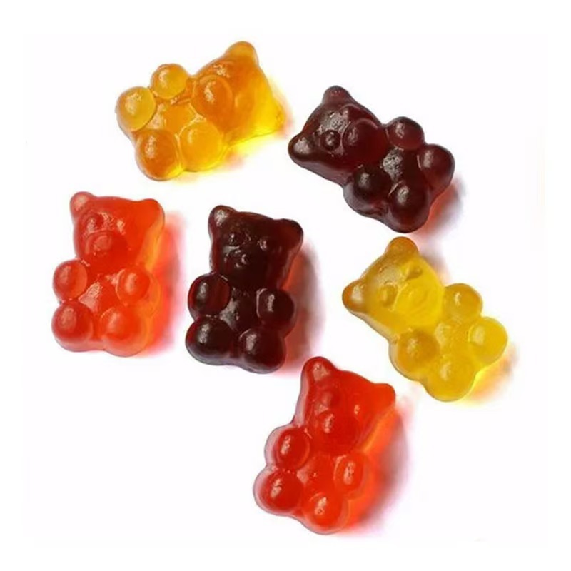 Fruit Flavor Gel Gummy Bear Candy 400g Bag Bulk Supply Cold Brew Process quality and texture