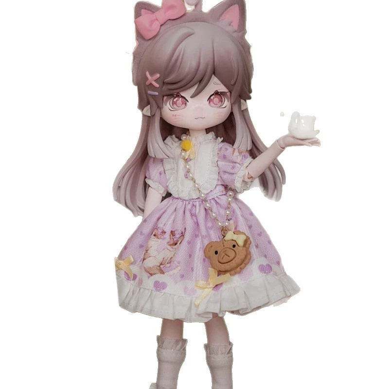 [正版米甜物语奇幻森林BJD盲盒12分BJD可动不可食用人偶]