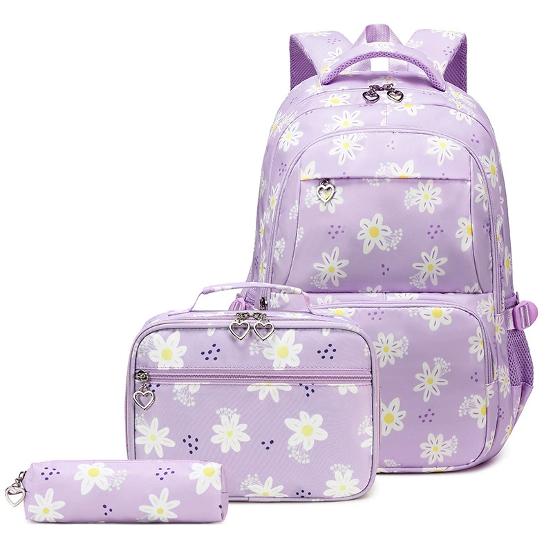 Backpack, shoulder bag, capacious fresh school bag, simple and elegant design
