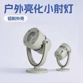 户外射灯LED射灯，聚光灯10Wled户外防水射灯照树灯投光灯瓦楞灯