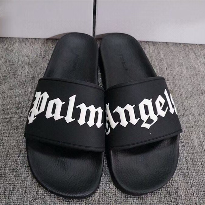 Palm Angel Slippers Foreign Trade Cross-Border United States, Europe and Southeast Asia Summer Letter Printed Beach Slippers