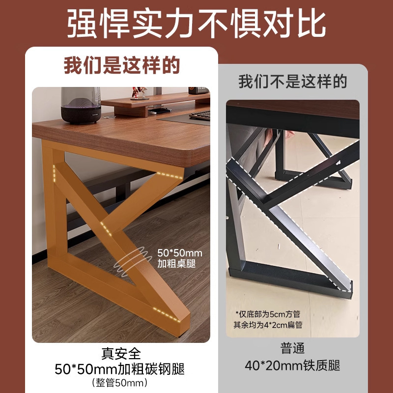 Mesa de computadora de madera de escritorio mesa de deportes electrónicos dormitorio escritorio de escritorio para adultos