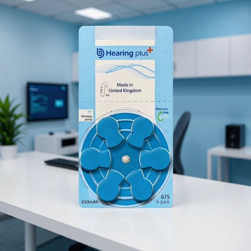 助听器专用电池Hearing原装进口H675纽扣电子PR44锌空气1.45V