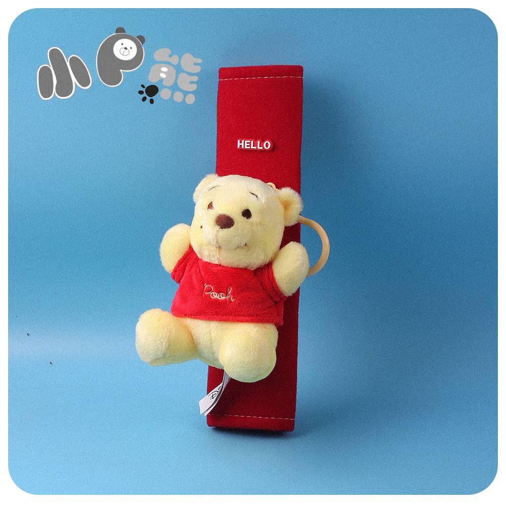 Car Seat Belt Cover Shoulder Pad Cute Plush Cartoon Car Seat Belt Decoration Car Shoulder Strap Shoulder Pad for Women