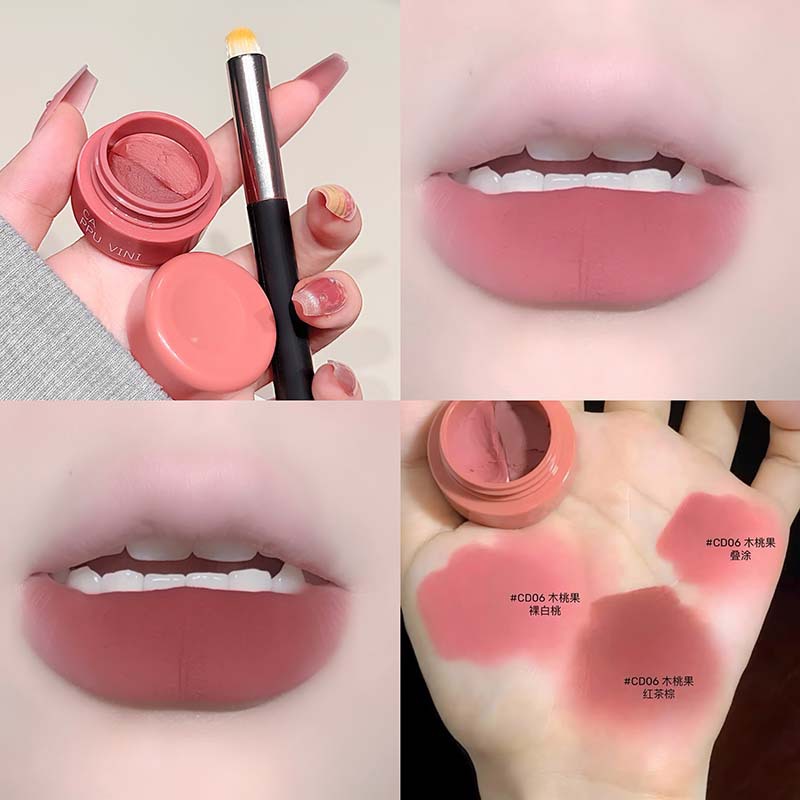 CAPPUVINI blush lipstick mate mate esmalte labial blush multipropósito maquillaje transfronterizo al por mayor