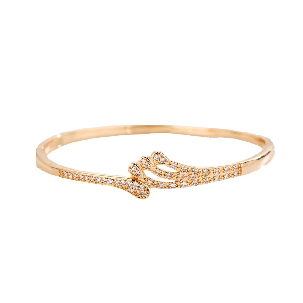 Seiko full diamond angel wing brazalete ligero lujoso temperamento de moda versátil pulsera alta sensación al por mayor