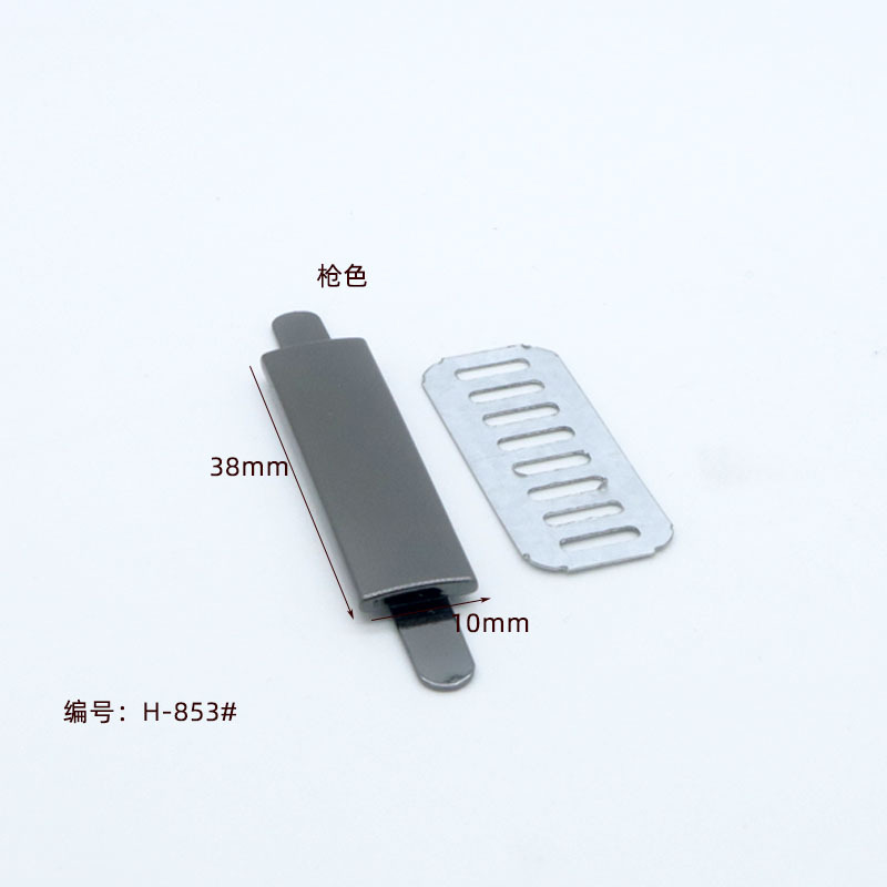 Placa Metálica Alargada para Equipaje de Aleación de zinc, para Equipaje y Ropa