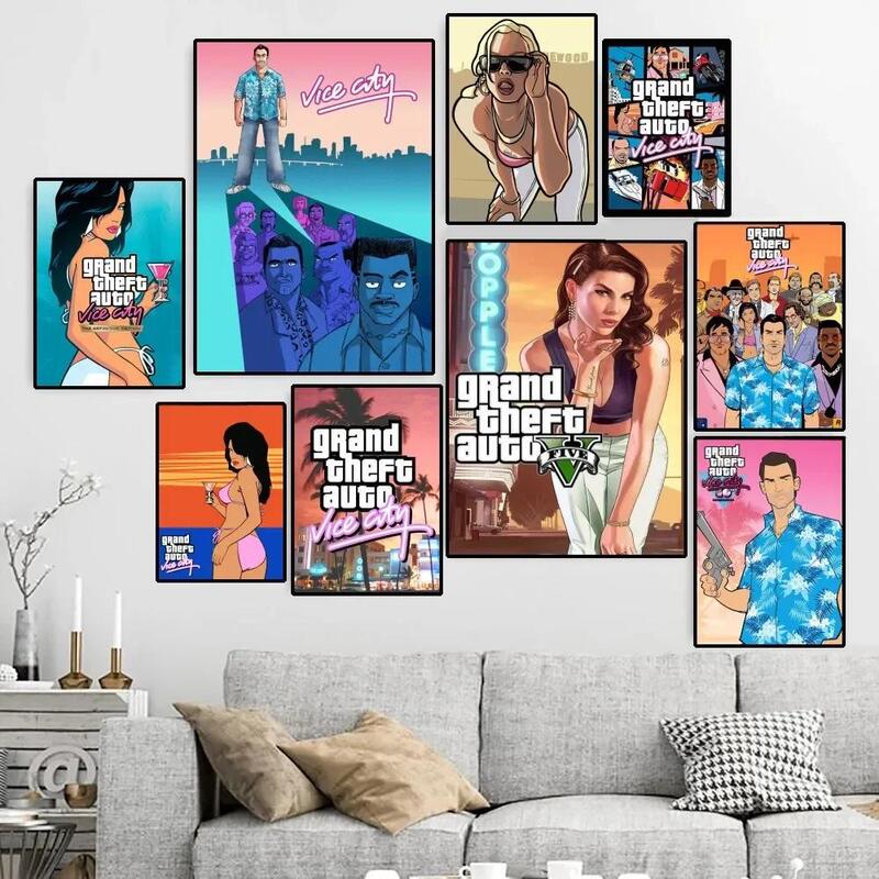 Gta Vice City Canvas Poster Jit Dropshipping High-Definition Inkjet Poster Foreign Trade Warehouse Supply Shopee Gta Vice City Canvas Poster Jit Dropshipping High-Definition Inkjet Poster Foreign Trade Warehouse Supply Shopee