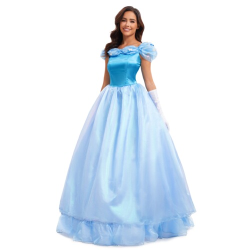 Halloween Cosplay Cinderella Costume Cinderella Princess Dress Fairy Tale Stage Performance Costume Set