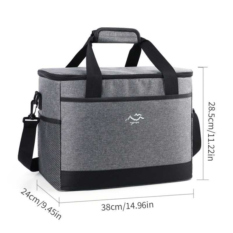 Nueva bolsa de picnic de camping, bolsa de aislamiento, equipaje refrigerado para automóvil, lonchera portátil, bolsa de almacenamiento, bolsa de conservación de alimentos de comercio exterior
