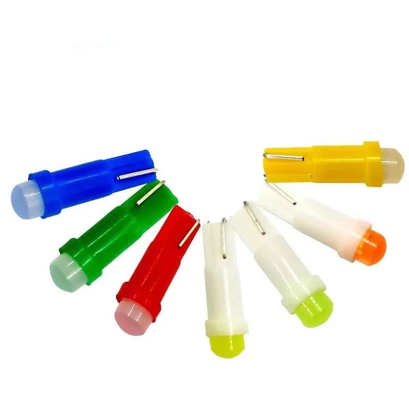 Car LED T5 bubble COB astigmatism LED car truck electric car dashboard light indicator 12V