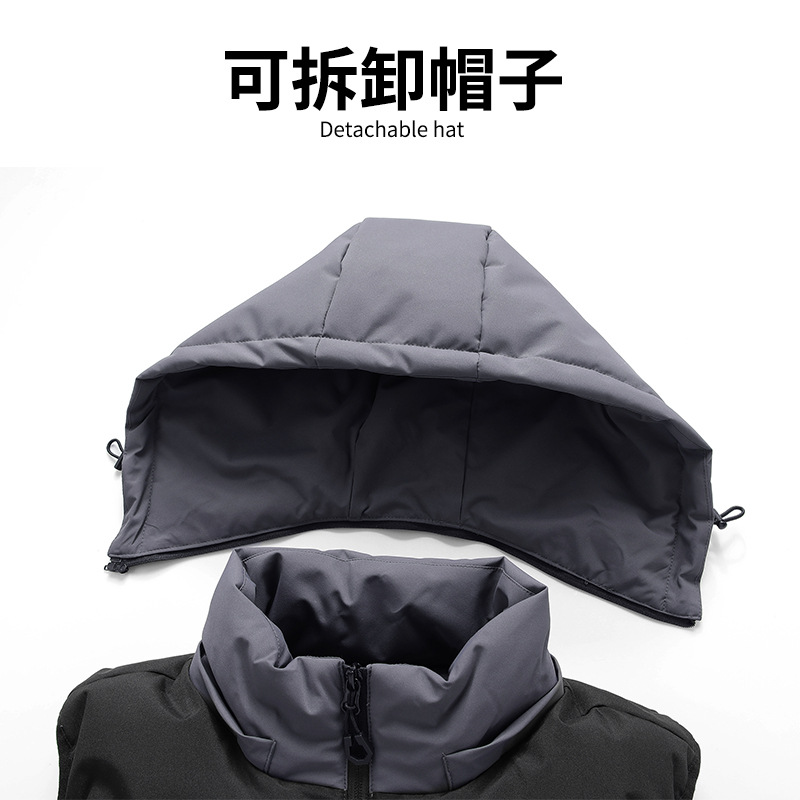 Trajes de trabajo cálidos cremallera clip de moda casual chaleco al aire libre de alta calidad sensación de engrosamiento herramienta chaleco de algodón personalizado