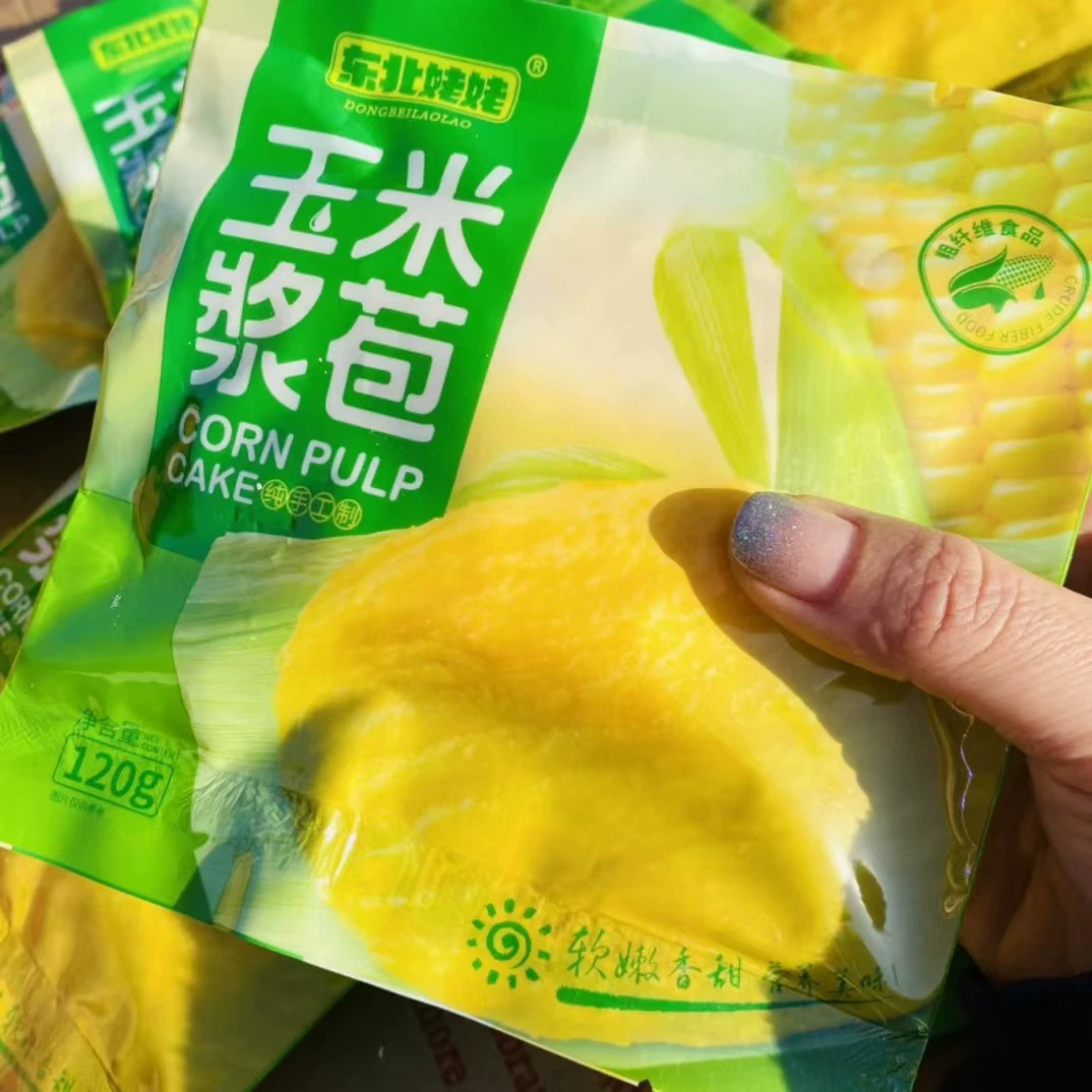Wanxinshan кукурузное молоко пакет северо-восточная специализированная кухня мягкая восковая сладкая 120 г * 50 мешков/шт замороженное консервация
