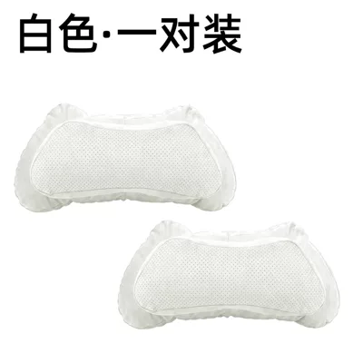 Neck Pillow, Maybach-style Car Seat | Headrest - calf-horn-headrest-white-set-of-two