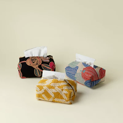 tissue box, car and home — Car tissue box/set