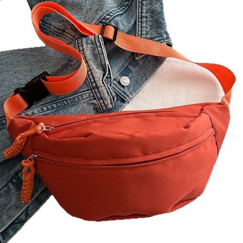 Nylon casual, simple and trendy 2026 new sports bag for men and women commuting, all-matching one-shoulder cross-body bag