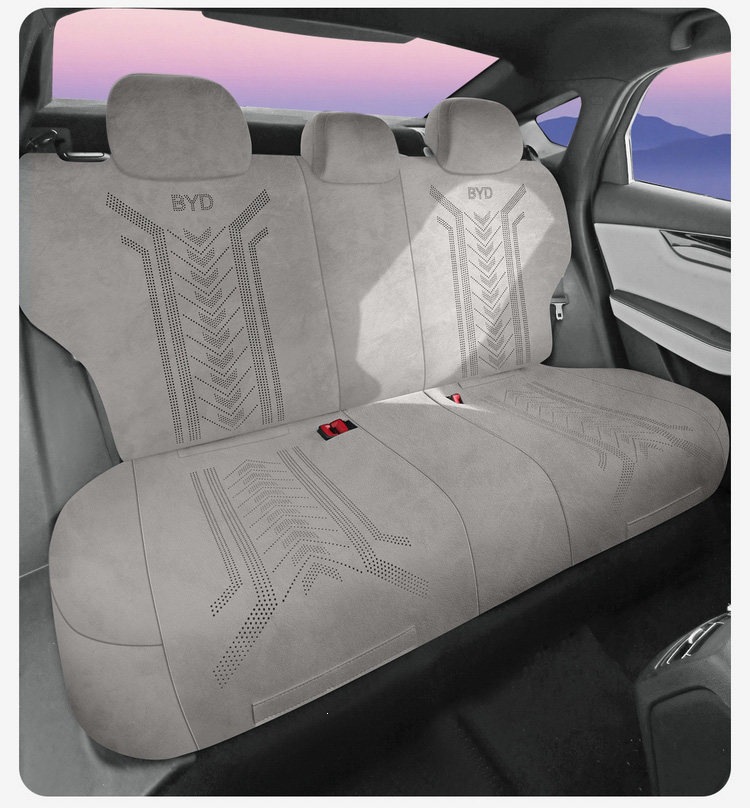 BYD Qin PLUS special seat covers, fully enclosed, made of Ramus material, breathable and perforated for ventilation