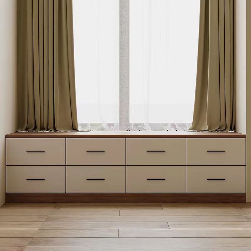 Solid Wood Bay Window Cabinet, Drawer Cabinet, Low Cabinet, Floor Cabinet, Storage Cabinet, Storage Cupboard, Tatami Window Sill Cabinet