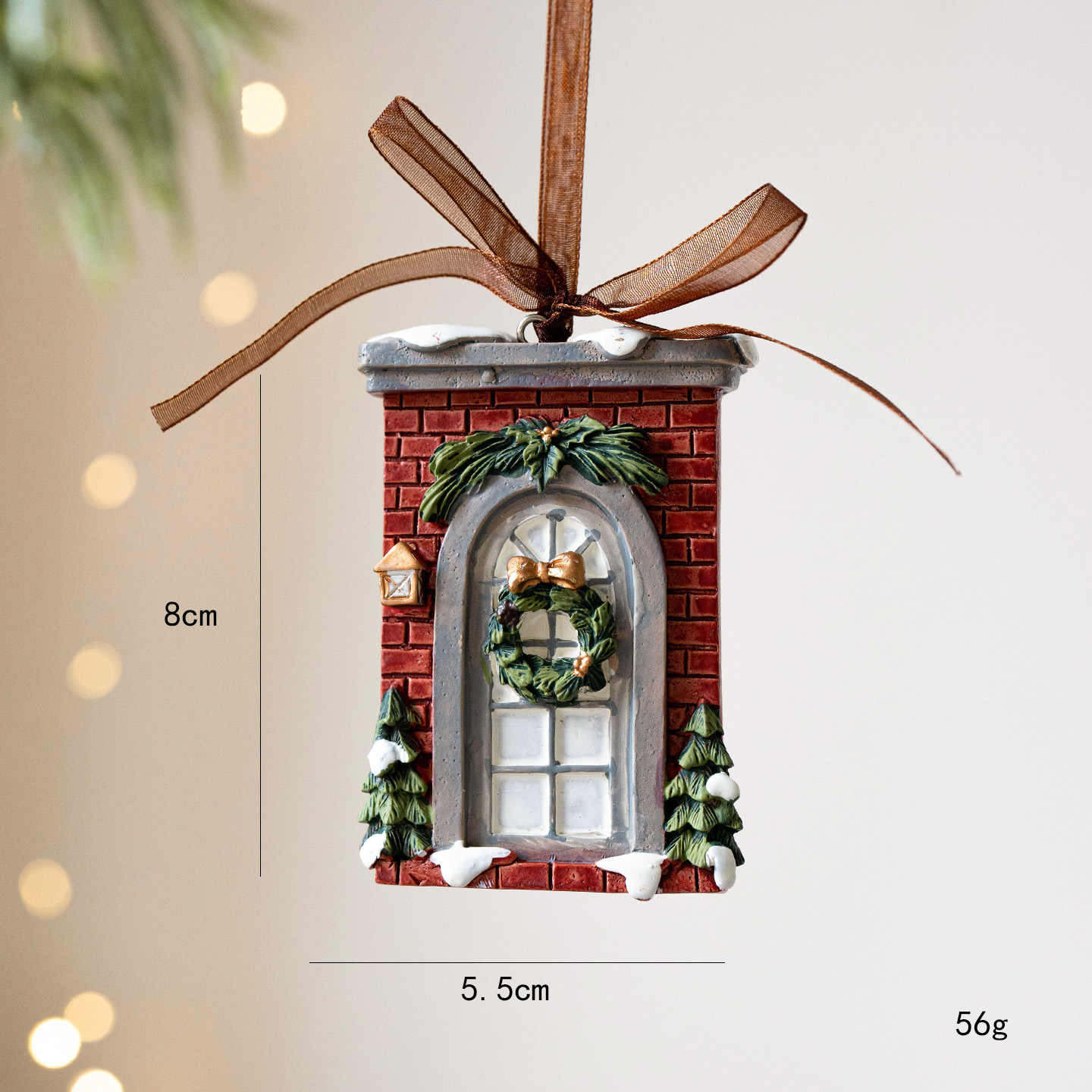 Vintage garland door