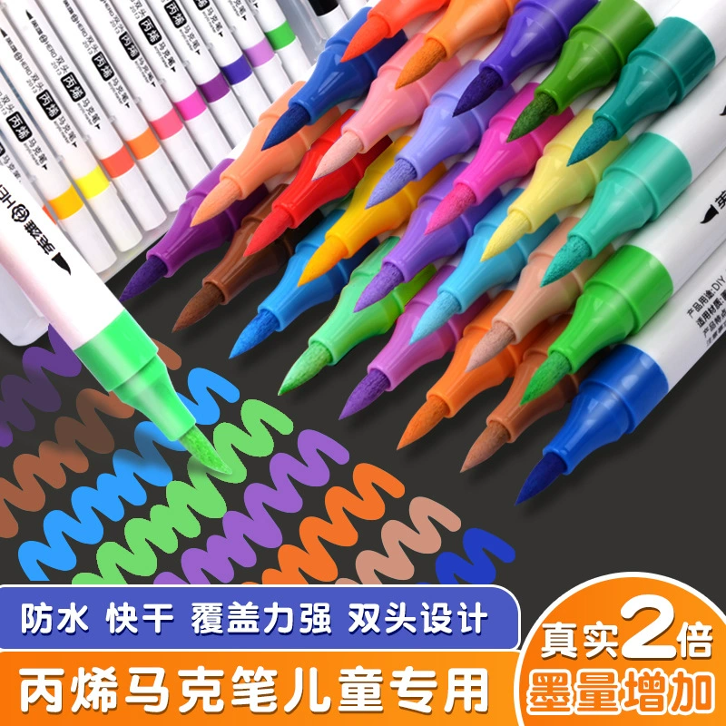 Heroes, acrylic, children's art high quality waterproof marker