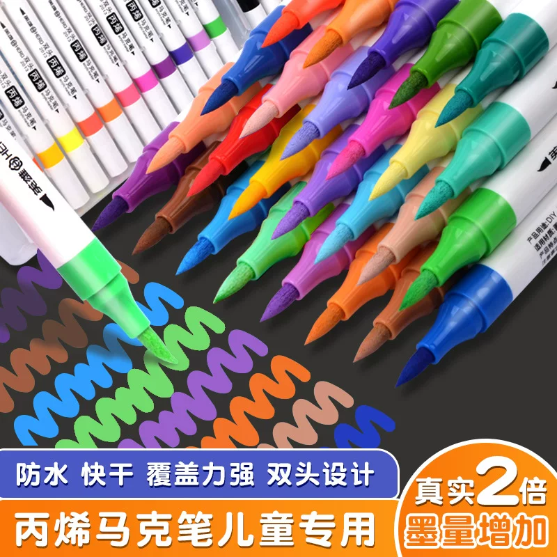 Heroes, acrylic, children's art high quality waterproof marker