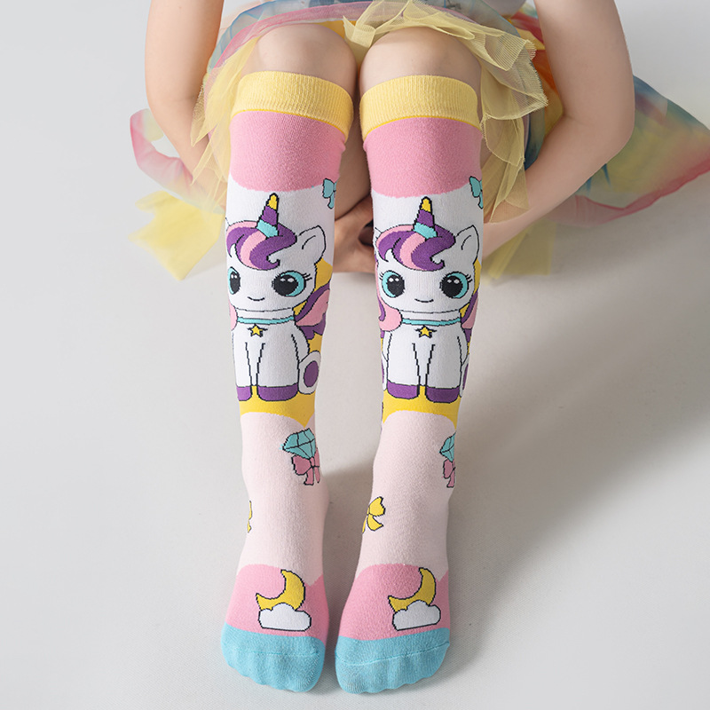 children's autumn cartoon knee socks